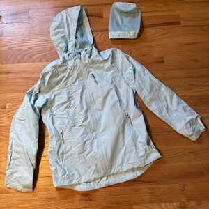Light Blue Women’s Rain Jacket